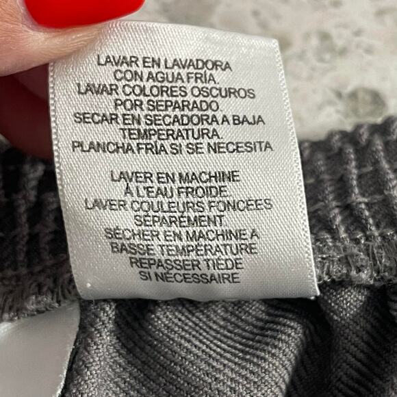 Alfred Dunner slacks pants trousers women's 12 GRAY elastic waist pull on slash - Picture 8 of 14